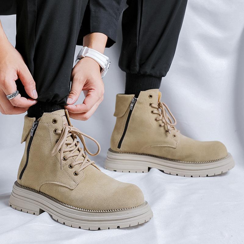 Ботинки Martin мужские 2024 новые ботинки из ревеня ретро-ботинки на толстой подошве универсальные ботинки с высоким берцем 81589-R