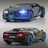1/32 Bugatti Chiron Сплав Спортивный Автомобиль Игрушечные Модели Литье под Давлением Металл Миниатюрные Транспортные Средства Со Звуком Светом Оттяжка Коллекционные Игрушки Машинки
