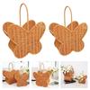 Decorative Butterfly Shaped Basket with Handle Plastic Construction Storage Container For Living Room Bedroom