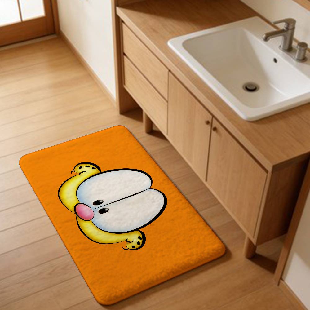 Cartoon G-Garfield Cat Room Mats Cheaper Anti-slip Modern Living Room Balcony Printed Household Carpets