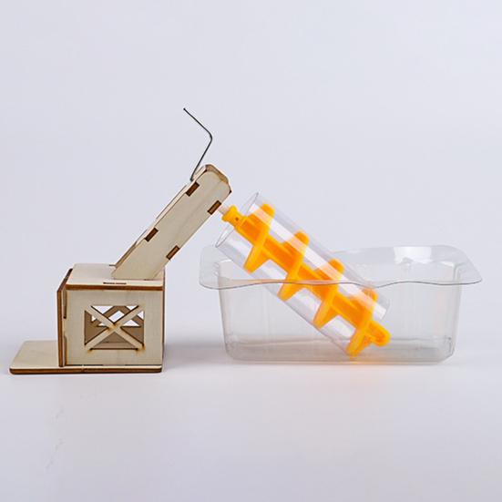 DIY Архимедов винт водоподъемник деревянный STEM научный набор для детей с ручным приводом гидравлический
