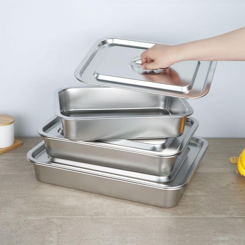 201 Stainless Steel Rectangular Serving Tray