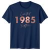 Персонализированная лимитированная серия 1985 года. Подарок на 39-летие. Мужская футболка. Женская футболка.