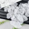 Mesh Cloth Decoration Patch Lace Flowers Lace Embroidered Patch Decorative Flowers Cloth Patch