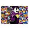 Nightmare Before Christmas PU Long Zip Wallet Women's Clutch Makeup Bag 3pcs