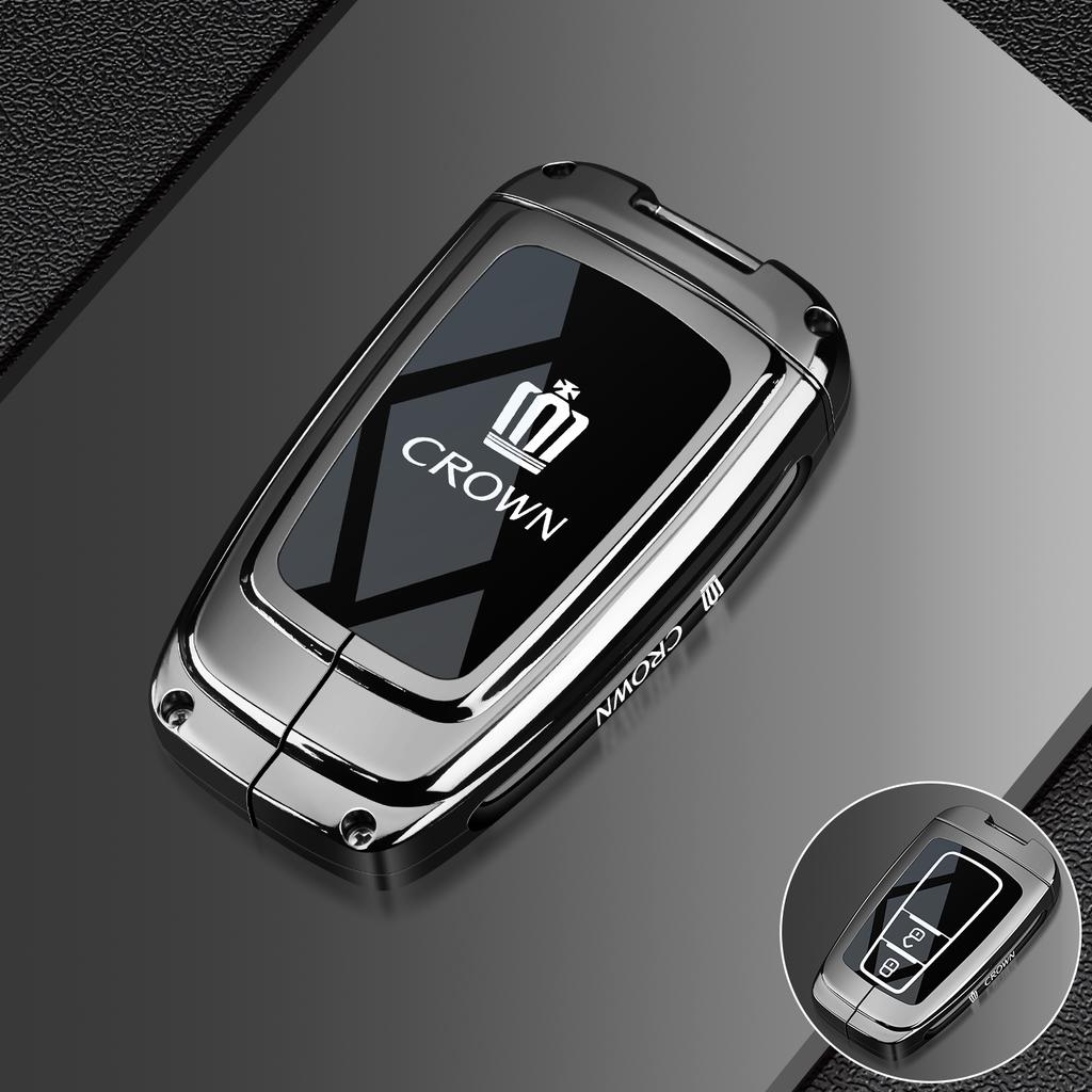 For Toyota Crown Land Release Keycase 2024 13th and 14th Generation Crown Car Special Shell Leather Full Buckle