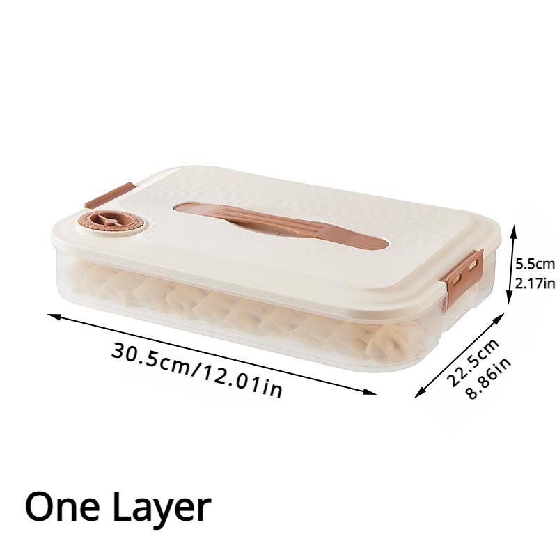 Freezing Storage Box Refrigerator Frozen Dumpling Multi-layer Wonton Box Household Dumpling Quick Freezing Fresh-keeping Box