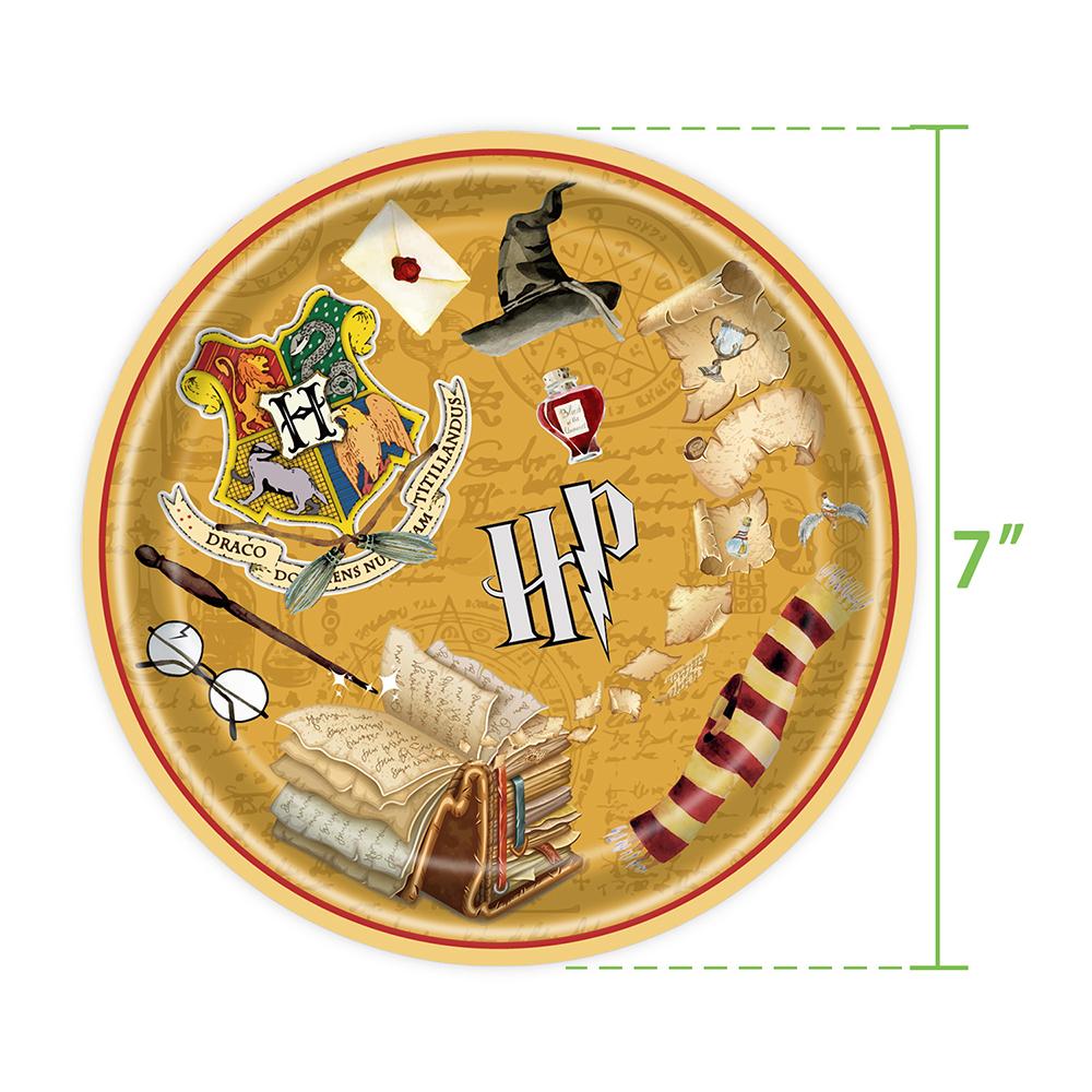 Новая 51 шт. Новая праздничная посуда Гарри Поттера включает тарелки, стаканы, салфетки, скатерть