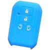 IKT Smart Key Silicone Cover for Suzuki/Mazda Cars, 4 Buttons, Blue, Spacia, Spacia Custom,
