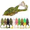 Frog Lure Double Propeller Legs Silicone Soft Baits 13.6g 16.6g Topwater Wobblers Artificial Bait For Bass Catfish Fishing Tools
