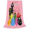 Barbapapa Love Blankets Flannel Funny Warm Throw Blanket for Home Restaurant Spring Autumn