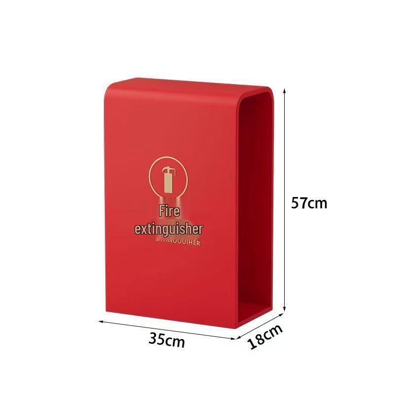 Fire Extinguisher Rack with Storage and Safety Cover for Dry Powder