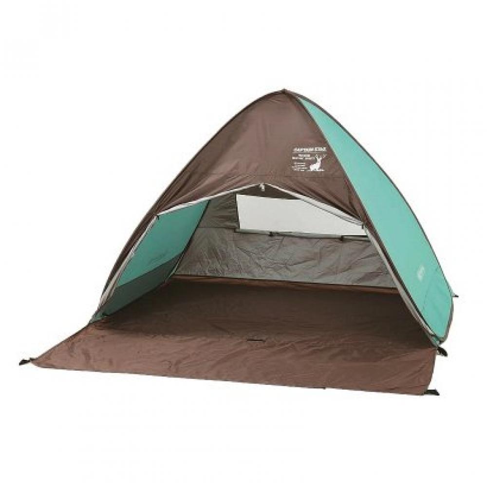 Палатка Captain Stag Cs Charmant Pop Up, полностью закрывающаяся, мятно-зеленая Ua 31