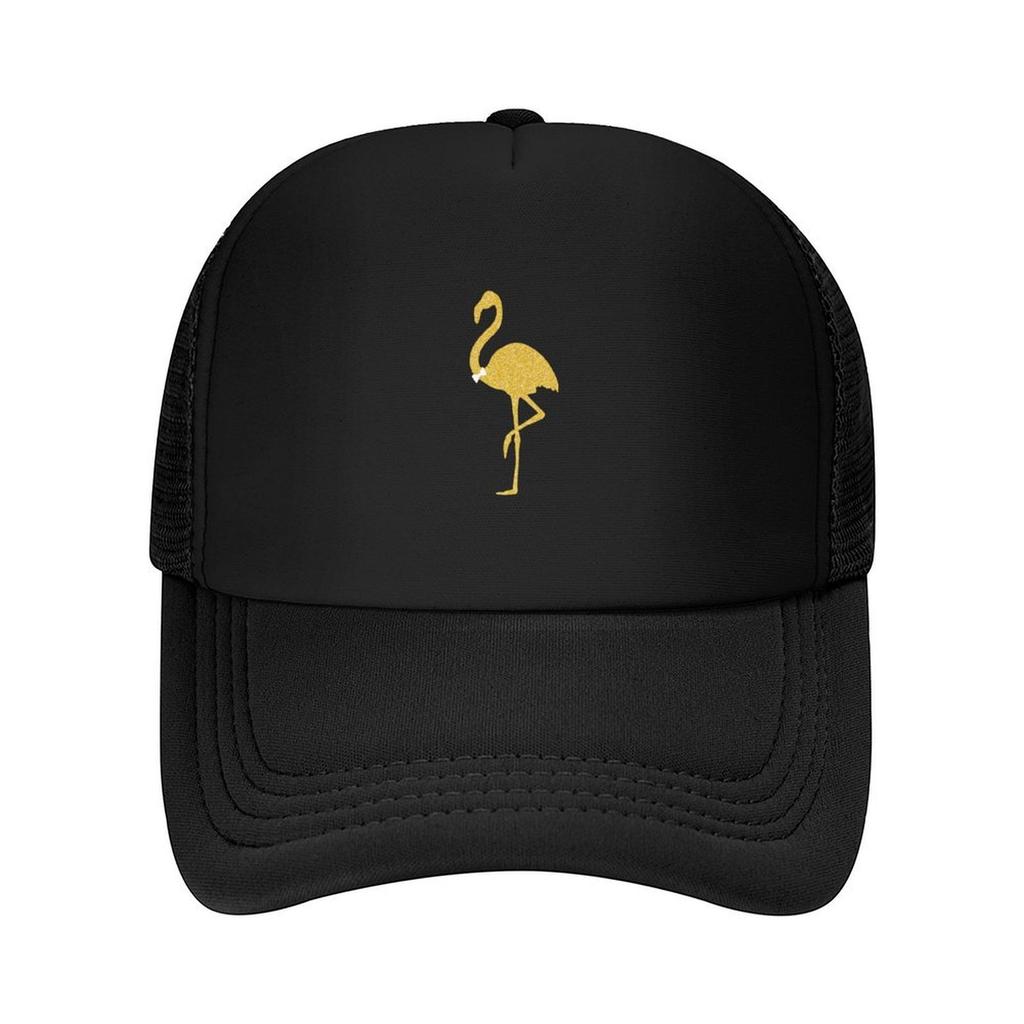 A glitzy... flamingo Baseball Cap Wild Ball Hat Trucker Hat sun caps hard hat Girl Men's