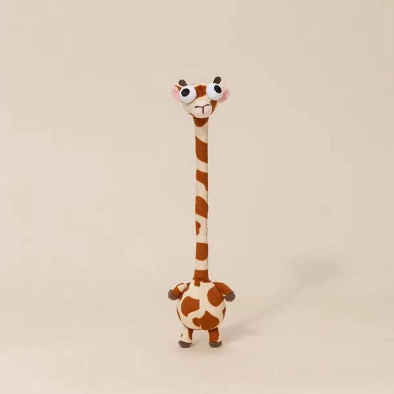 Long Neck Evil Sausage Dog & Chihuahua Plush Keychain Pendant Cute Stuffed Animal Doll for Machine Gift
