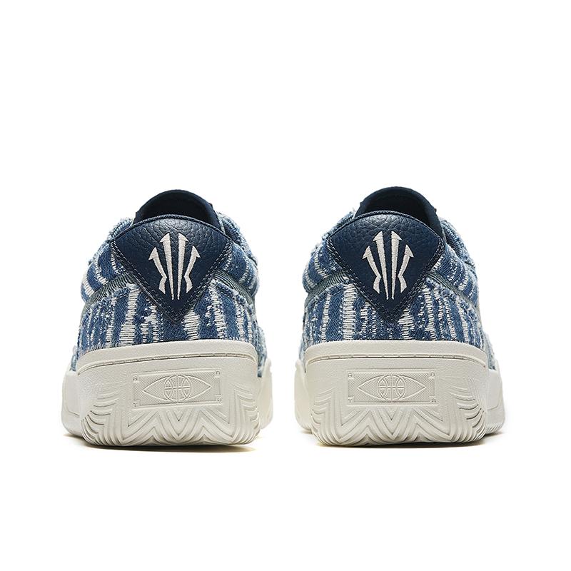 Anta KAI Hélà TRIBE Нескользящие Износостойкие Низкие Кеды для Скейтборда Мужские Чернильно-Темно-Синие Кроссовки 112611801F-1