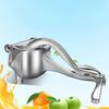 Manual Lemon Juicer, Manual Squeeze Juice Hand Press Juicer With Fine Filter for Nuts, Lemon Lime, Pomegranates, Watermelon, Orange Juicer Silver