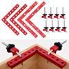Right Angle Fixing Clip Carpenter's Square Ruler Splicing Board Positioning Panel Fixed Clip 140/160mm 90 Degree L-Shaped
