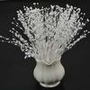 10Pcs/Set Flower Bunch Ravishing for Living Room No Withering Stems Handmade Faux Pearl Bead Spray Wedding Bouquet Beautiful