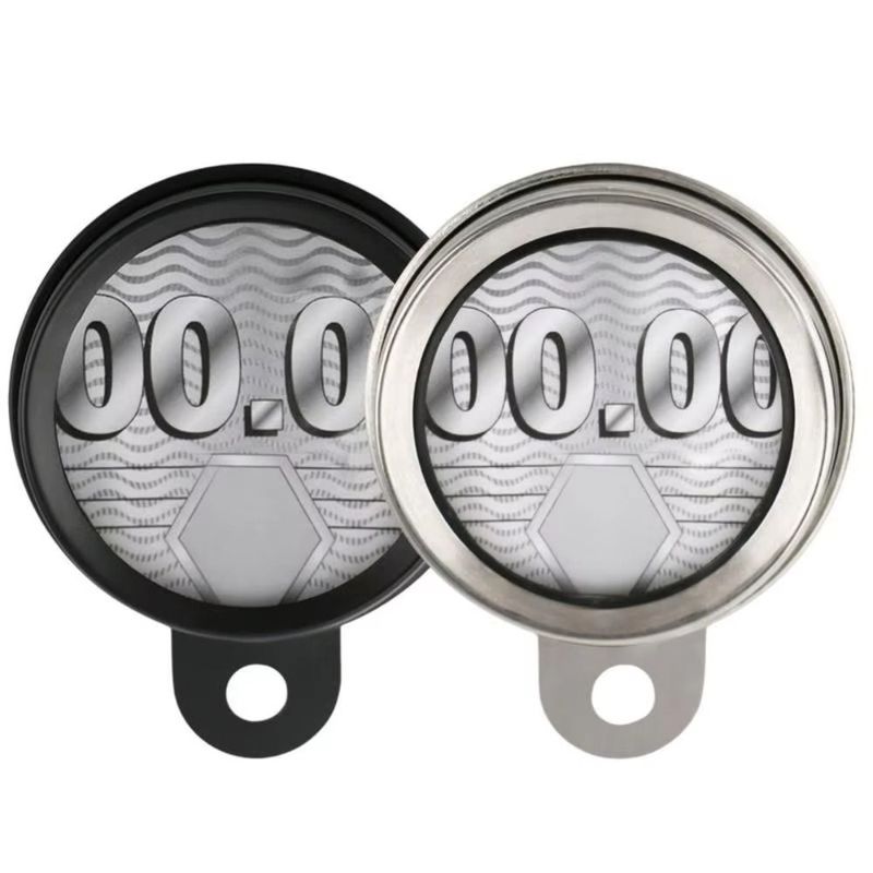 Stainless Steel Motorcycle Tax Disc Holder Waterproof Seal Rustproof Design Cycling Card Hanger License Plate Secure Fitment