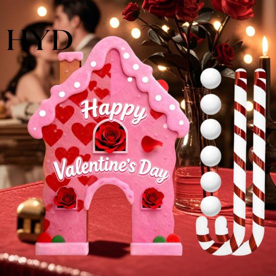 Holiday Party Decor Gingerbread Golf Game Set Mini Course with Candy Cane Club High-quality Christmas Decoration And Balls for Family Indoor