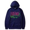 Later Gator Graphic Hoodies Funny Crocodile Meme Men Women Fashion Clothes Winter Oversized Couple Tops Winter Fleece Streetwear