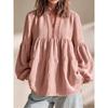Bohemian Style Loose Fit Long Sleeve Pullover T Shirt For Women Autumn Casual