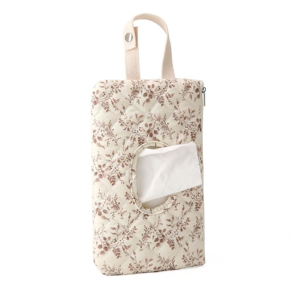 Floral Design Baby Wipes Dispenser Portable Baby Wet Wipe Pouch Wet Tissue Storage Bag  Travel Use
