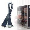Удлинительный кабель M.2 на Oculink 4i, кабель с серебряным покрытием PCIe4.0 Gen4 для адаптера M.2 M Key NVME на SFF8611