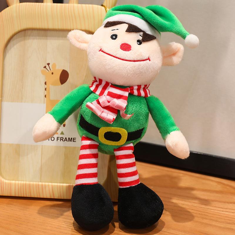 Новая плюшевая кукла Санты, кукла, снеговик, кукла лося, кукла Санты