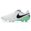 Nike Tiempo Legend 6 FG Men Cleats White Black-Electro-Green 819177-103