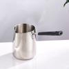 Stainless Steel Turkish Coffee Pot Butter Milk Warmer Convenient To Use Easy Clean Stovetop