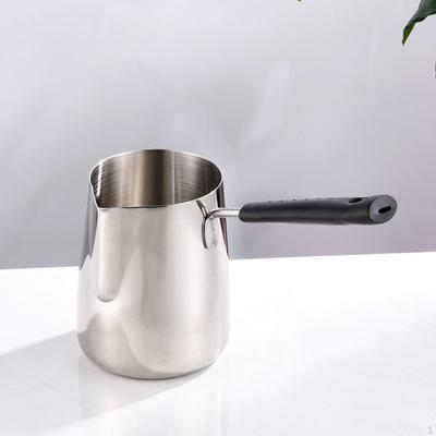 Турецкий кофейник из нержавеющей стали, подогреватель молока для масла, удобный в использовании, легкая в чистке плита