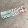 Разноцветные мотоциклетные виниловые светоотражающие наклейки Логотип Ducaticorus Боковые панели кузова и педалей Итальянский флаг Ducati