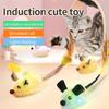 Smart Running Mouse Cat Toy Interactive Moving Electric Cat Teaser Toys Simulation Mice Kitten Self-Playing Plush Toys