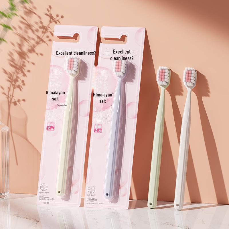 Youjieyoujing Adult Medium Soft Bristle Toothbrush - Single Pack for Deep Cleaning