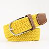 Pin Buckle Solid Canvas Strap Decoration Belt Men Women Canvas 1PC Unisex Clothing Accessories Knitted High Quality Elastic Belt  Jewelry Accessory
