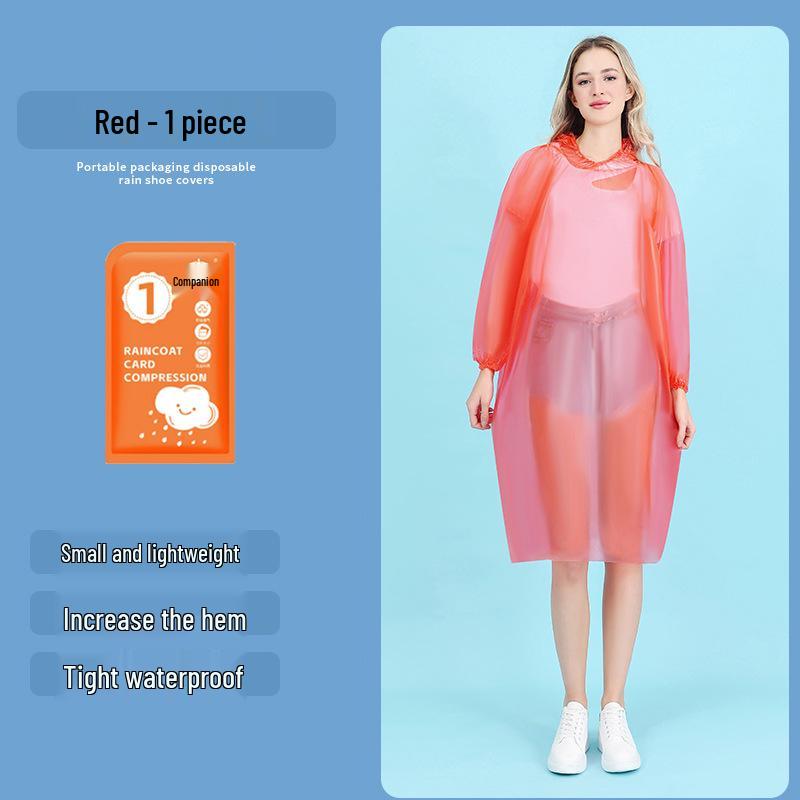 Портативные водонепроницаемые толстые прозрачные одноразовые бахилы - индивидуально упакованы для использования на открытом воздухе