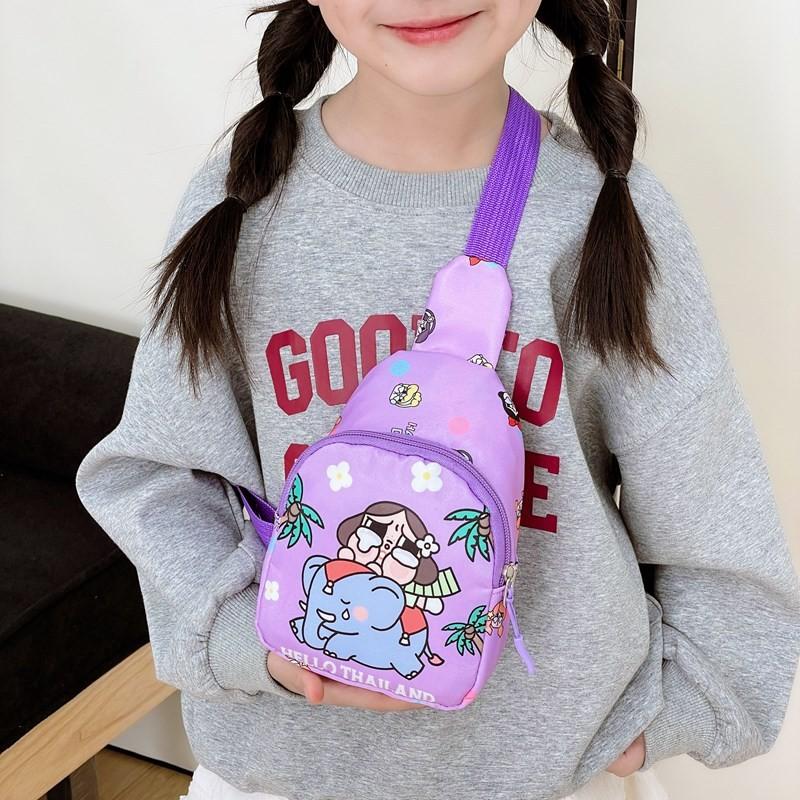 Сумка через плечо Crybaby с одним узором для детей, дышащая, легкая