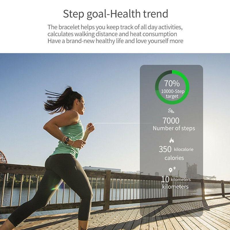 Модные женские умные часы с Bluetooth, фитнес-трекер для iPhone и Android