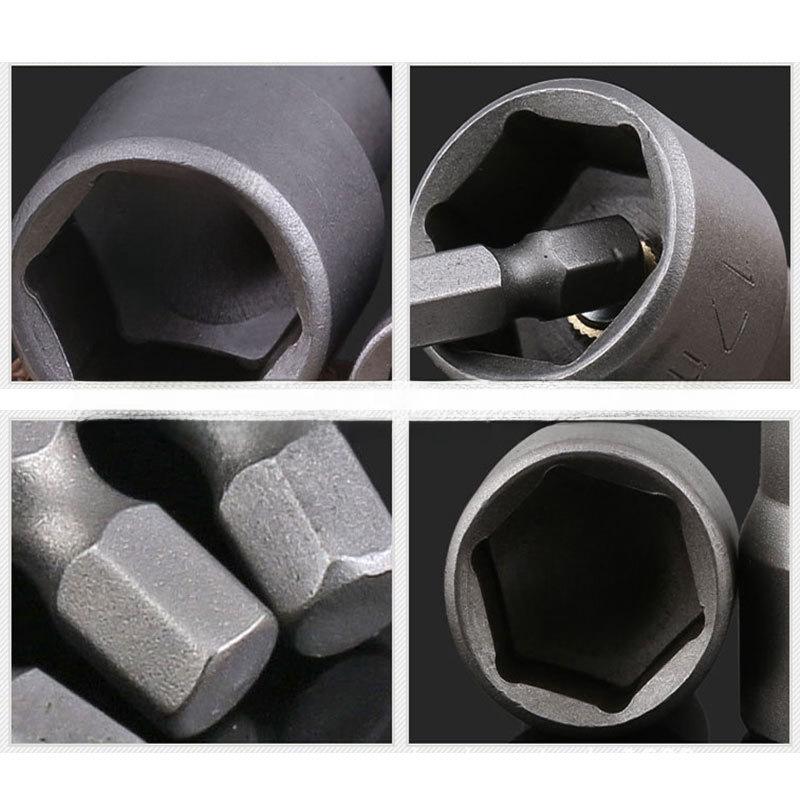 Набор магнитных торцевых ключей с шестигранной ручкой: Биты 6-15 мм с удлинителем отвертки 65 мм