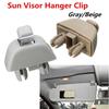 Car Sun Visor Hanger Clip Holder Sun Visor Hanger Clip Hook Holder For VW Passat B7 Polo For Skoda Seat CITIGO RAPID 6RD857561