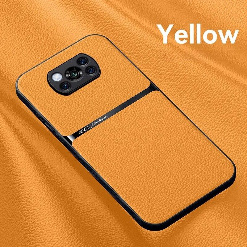 Для Xiaomi Poco X3 Pro чехол силиконовый противоударный кожаный чехол для телефона Poco X3 NFC X 3 Pro X3Pro автомобильный магнитный держатель задняя крышка