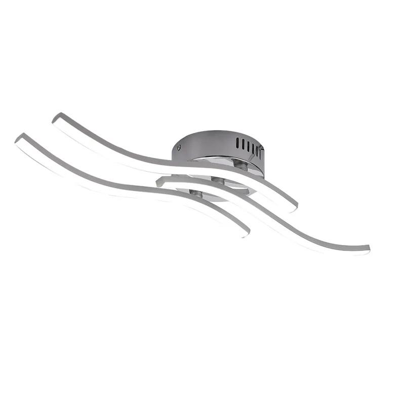 24 Вт 12 Вт 18 Вт Светодиодный потолочный светильник Потолочная лампа Современный изогнутый дизайн 2/3/4 светильника для бара ресторана спальни гостиной WF930