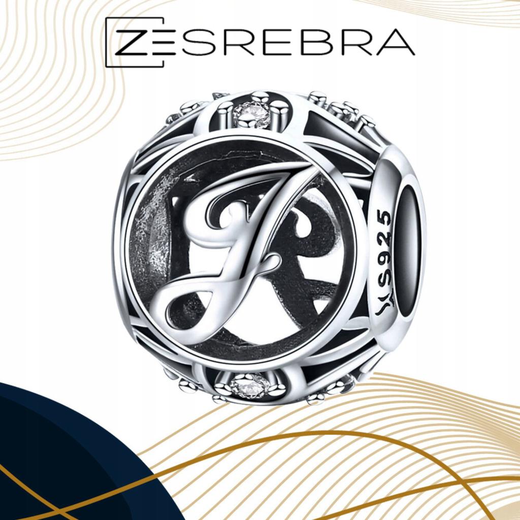 Charms Letter J 925 Letter Bead Pendant Charms Pr 925