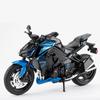 1/12 Kawasaki Z1000 Литой из сплава Модель мотоцикла Игрушечный транспортное средство Коллекция Звук и свет Внедорожный Автоцикл Игрушки Машина