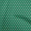 Cotton Flex Green Fabric Animal  Quilting Supplies Print Sewing Fabric By The Yard 40 Inch