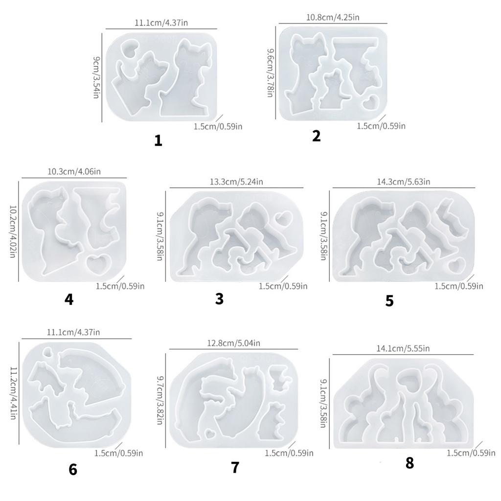 Силиконовая форма для свечи в виде животного, держащего сердце любви, рассеивающая каменная форма для поделок, гипсовая форма для поделок ручной работы