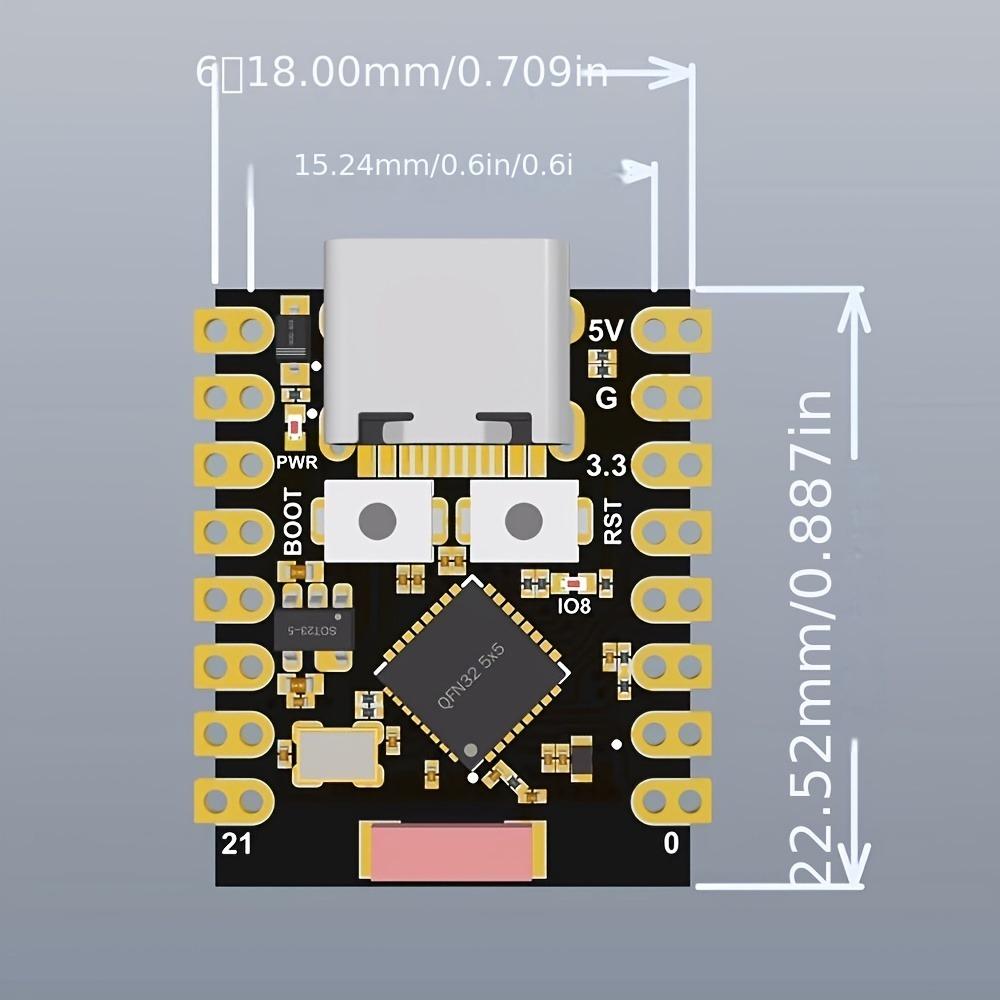 ESP32 C3 Development Board Modules Mini Wifi BT Bluetooth Module 32-Bit Single-Core Processor ESP32 C3 16Pin Type-C