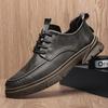 Мода Классический Бренд Мужская Натуральная Кожа Повседневная Обувь Массажные Подошвы Обувь для Хайкинга Мужская Высококачественная Спортивная Обувь Бесплатная Доставка